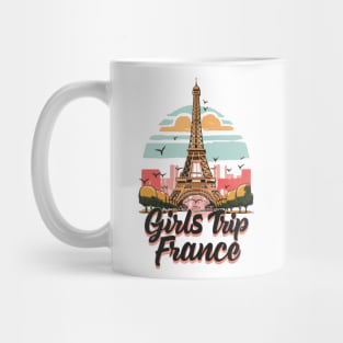 Girls Trip France Vacation Womens Holiday For Ladies Hen Party Paris Provence Cote D'azure. Mug